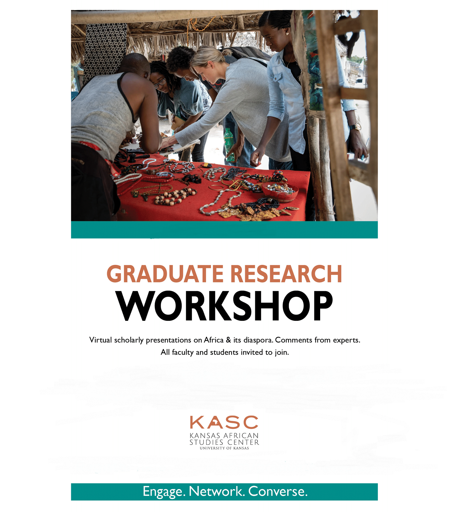 Poster advertising the annual graduate research workshop